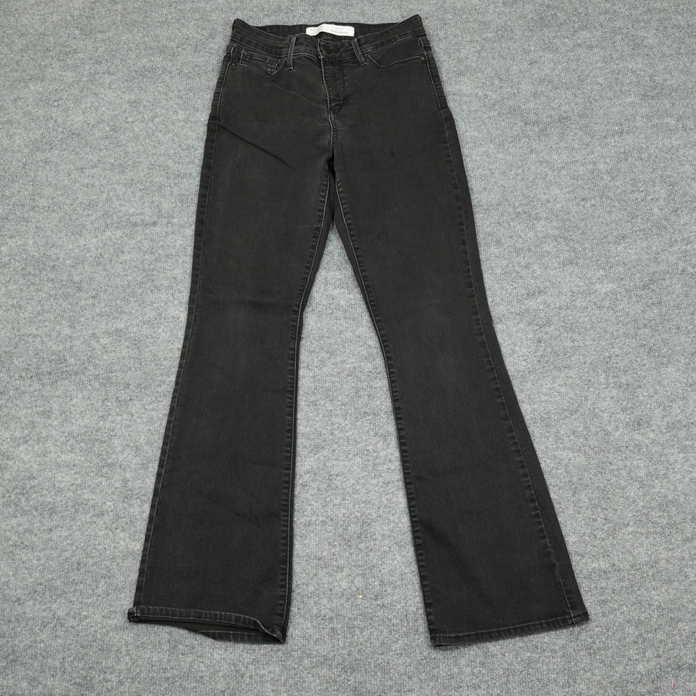 Signature by Levi Strauss Jeans Womens 6 W28 Black Mid Rise Bootcut Shaping